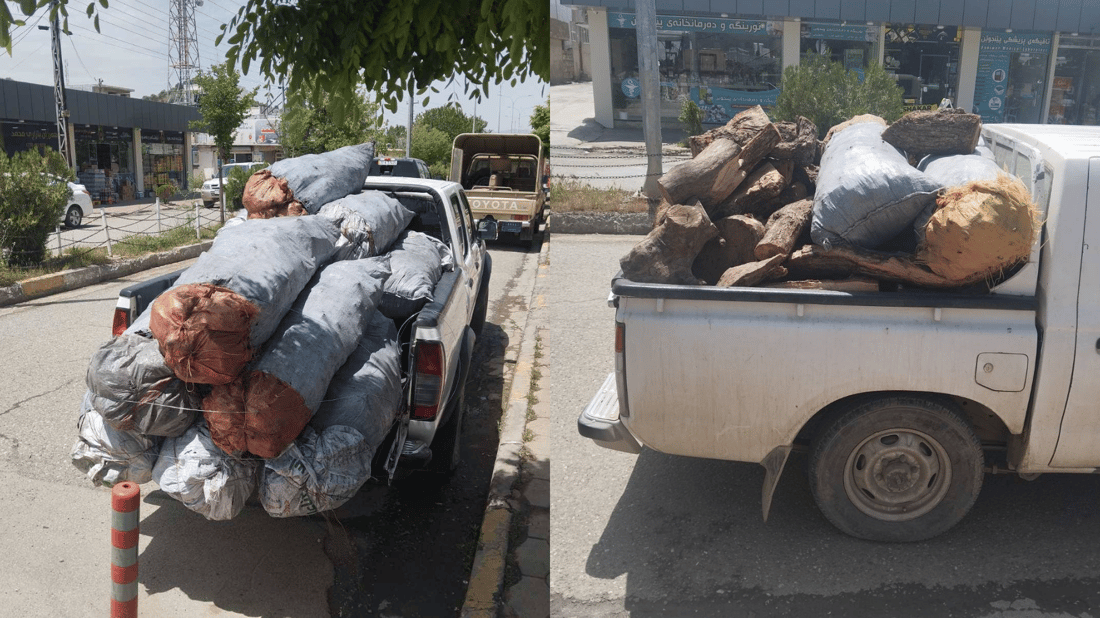 دوو پیکاب دار و خەڵوز دەستیان بەسەرداگیرا