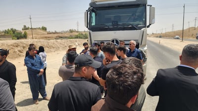 دانیشتووانی چەند گوندێک لە قەرەباڵغی بازگەی چیمەن بێزاربوون