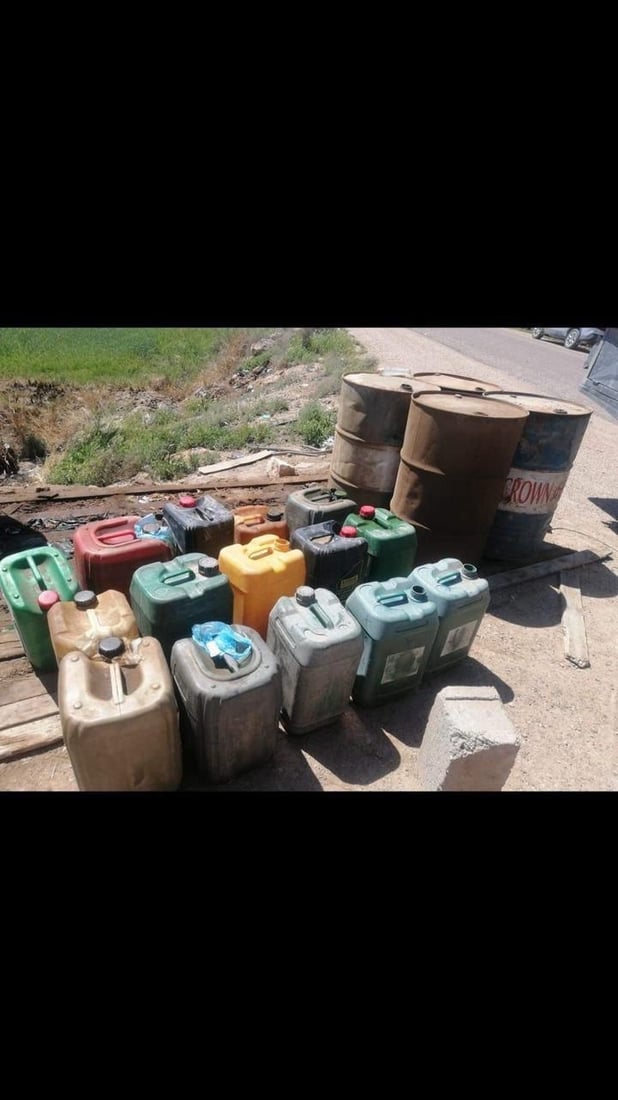شرطة الطاقة تضبط وكراً لتهريب المشتقات النفطية في الأنبار