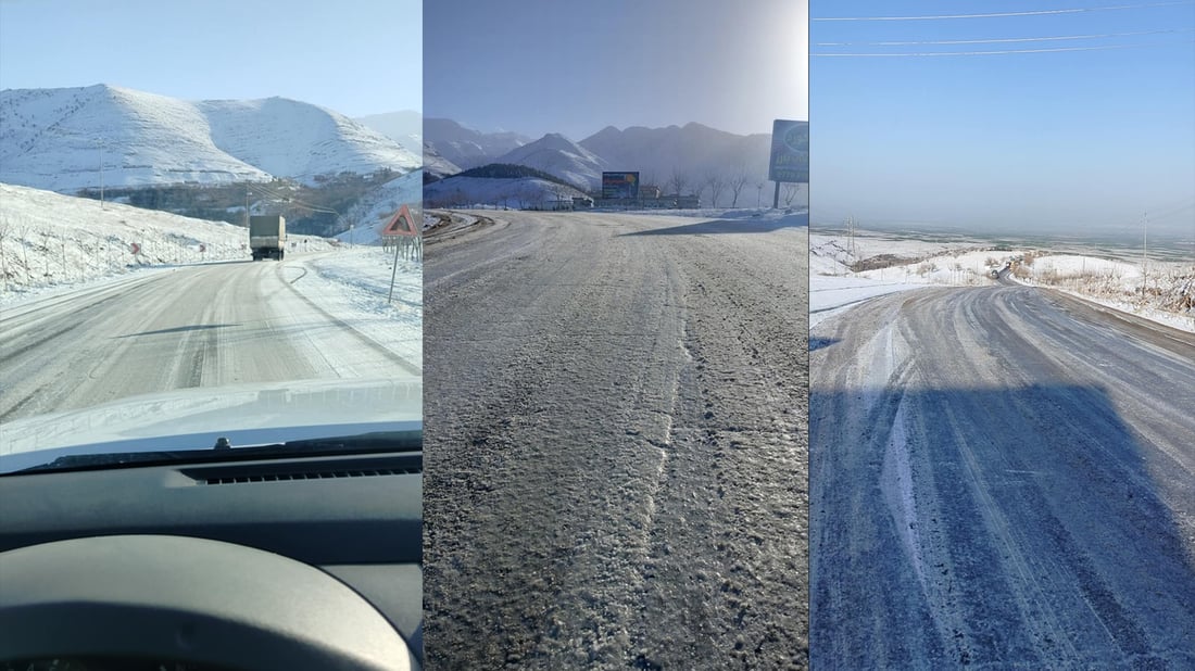 رێگای زەردەهاڵ بۆ شارەدێی بیارە – تەوێڵە یەکپارچە شووشەیە و بەستوویەتی