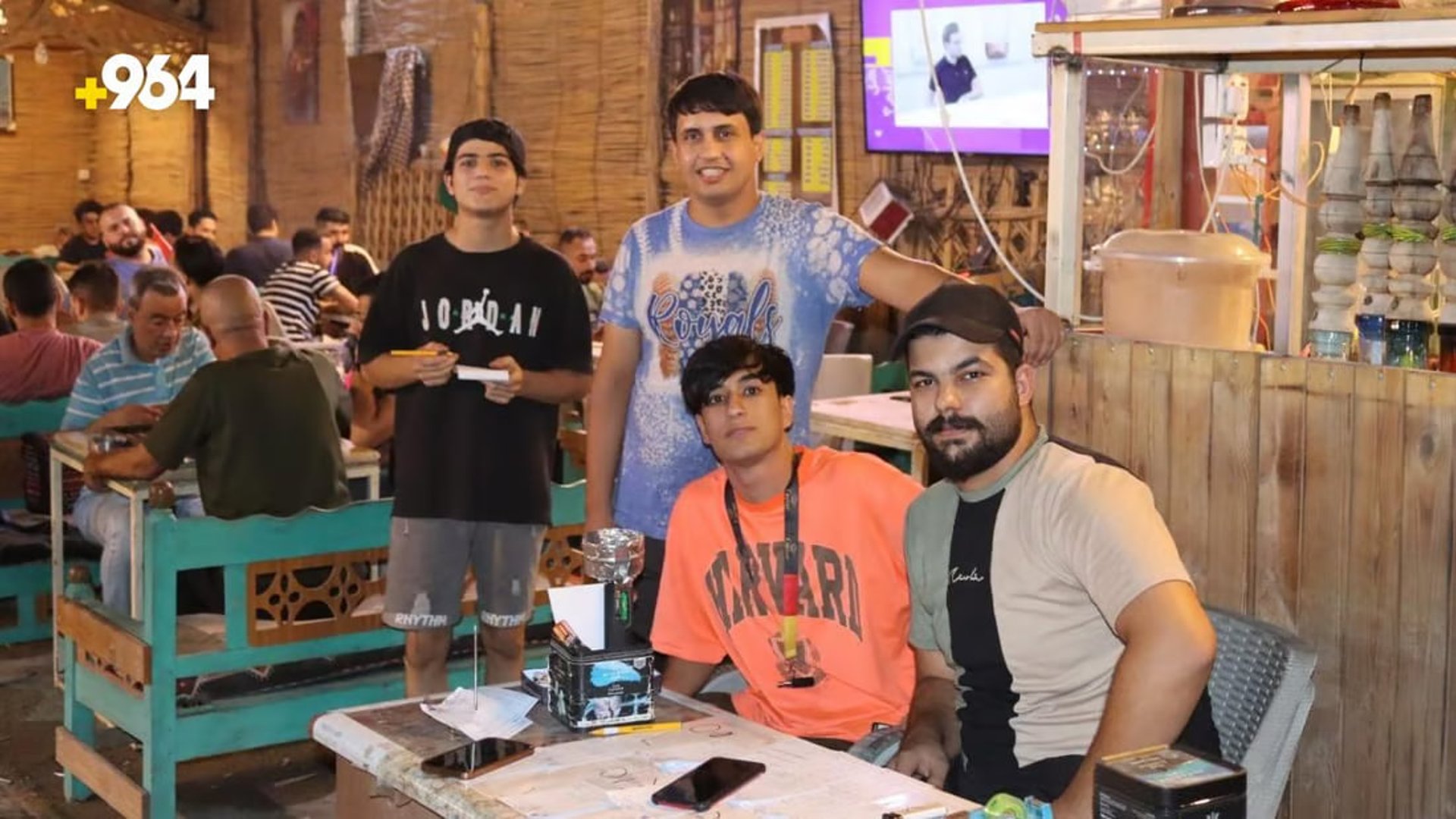 Al-Rif Cafe offers a unique open-air space in Baghdad