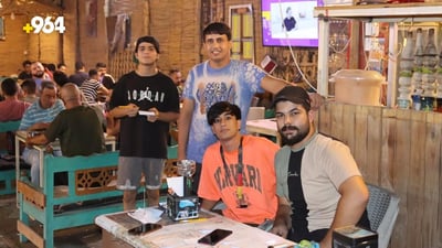 Al-Rif Cafe offers a unique open-air space in Baghdad