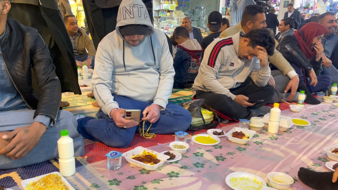 Najaf iftar service doubles daily meals for shrine visitors
