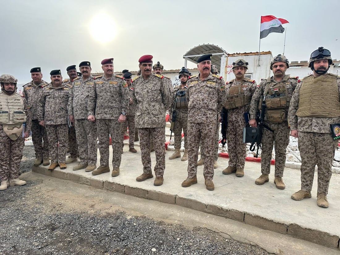صور: رئيس أركان الجيش يصل سنجار لتفقد الحدود مع سوريا