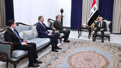 Iraqi president tells Turkish ambassador: Iraq rejects use of territory to attack neighbors