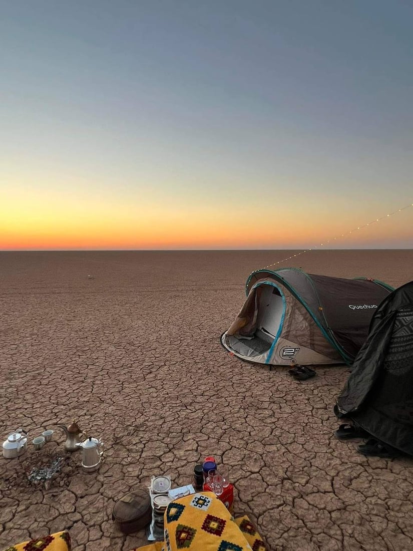 صور: انتهى الصيف والليل يصبح أجمل في واسط.. قمر ونجوم وسفاري في هور الشويجة