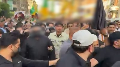 تظاهرة كربلاء خارج المألوف وزعيم الكتائب يتحدى ملايين ترامب