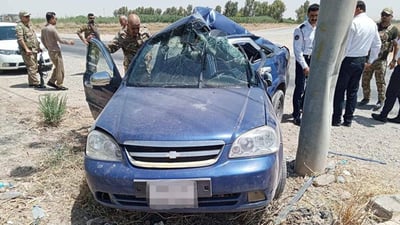 لە رووداوێکى هاتوچۆدا شۆفێرى ئۆتۆمبێلێک گیانى لەدەست دا