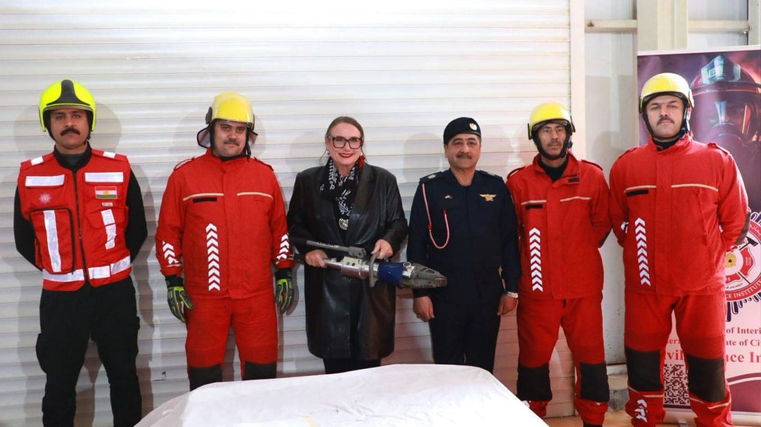 ئەمریکا لە هەولێر 12 ئامێری مەقەستی پێشکەش بە بەرگریی شارستانیی هەرێم کرد