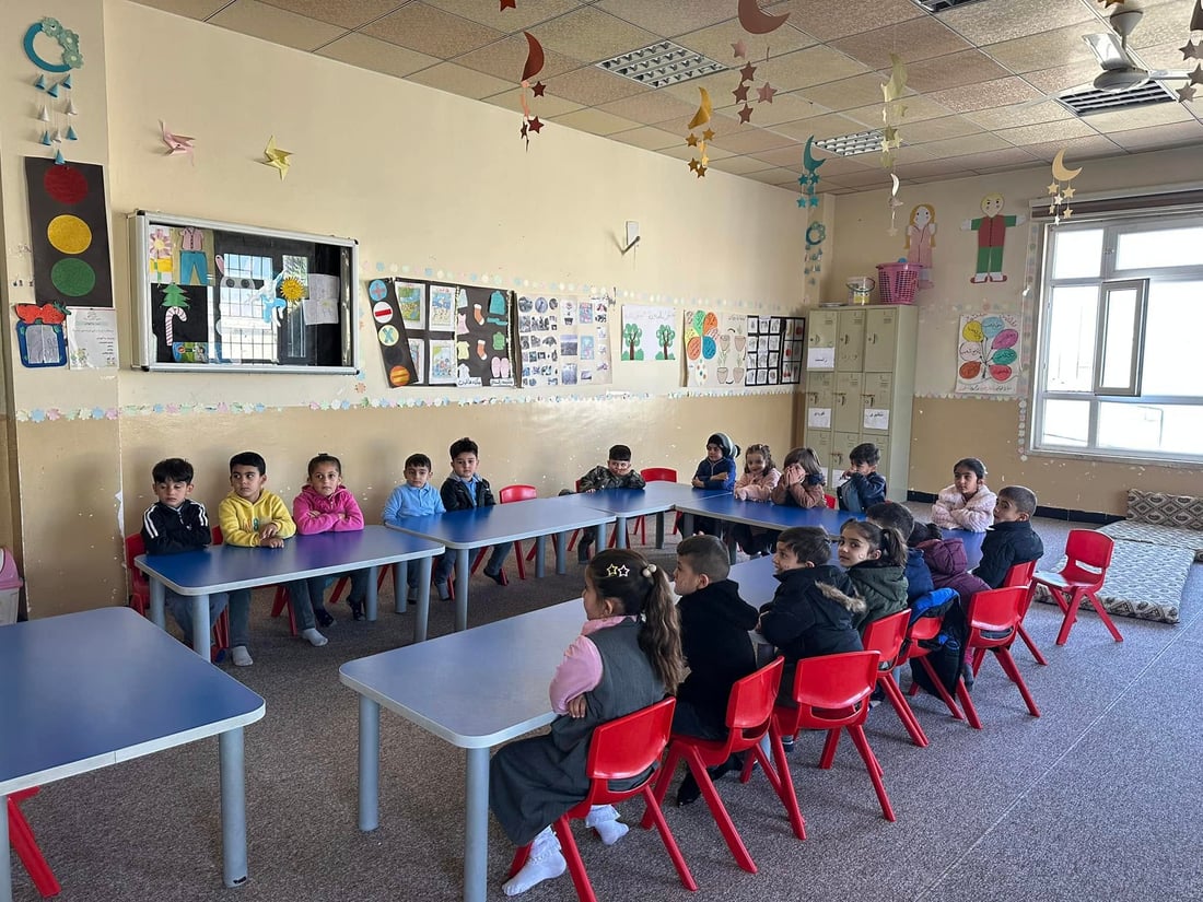 باخچه‌ تاقانه‌كه‌ى منداڵانى خانكێ گه‌رم كرایه‌وه‌