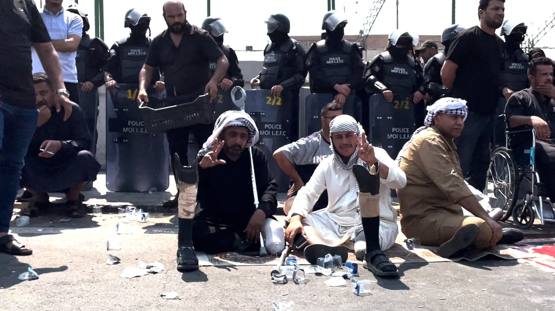 الحشد: اعتصام جرحانا أمام التقاعد للجمع بين راتبين وهذا خارج صلاحياتنا