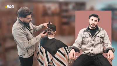 لە قامیشلۆوە بۆ سویسرا؛ سەرتاشێک بە مقەست و گوێزانەکەی  هونەرێک دەنەخشێنێت
