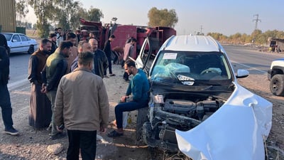 استدارة خاطئة تنهي حياة شخص وتصيب ثلاثة على طريق كركوك