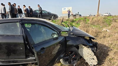 إصابة طالبين من جامعة الكتاب إثر انقلاب سيارتهما في كركوك