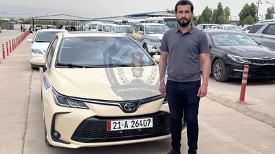 یەکەم ئۆتۆمبێلی هایبرید لە سلێمانی کرا بە تاکسی