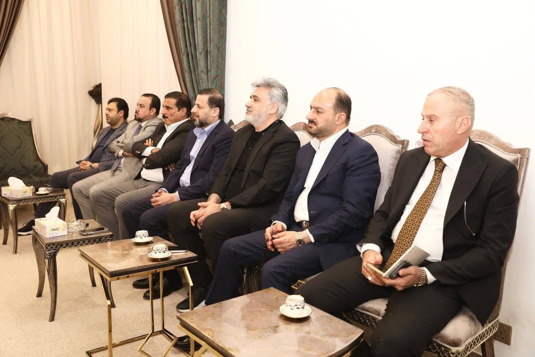 صور: جلسة صلح بين هيبت الحلبوسي وشاخوان عبدالله برعاية المشهداني