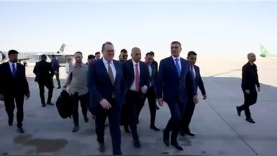 القائم بأعمال أميركا في البصرة والعيداني يرحب (فيديو)