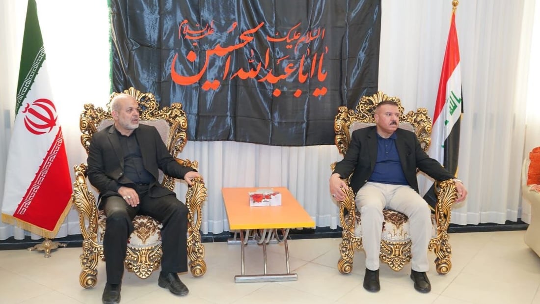 صور: وزير الداخلية ونظيره الإيراني في منفذ المنذرية لتأمين زيارة عاشوراء