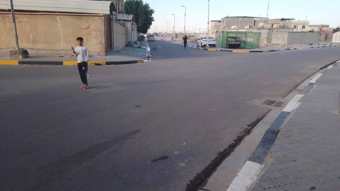 (فيديو مؤلم).. التبليط الجديد في الزبير يثير شهية السواق والحوادث بالجملة