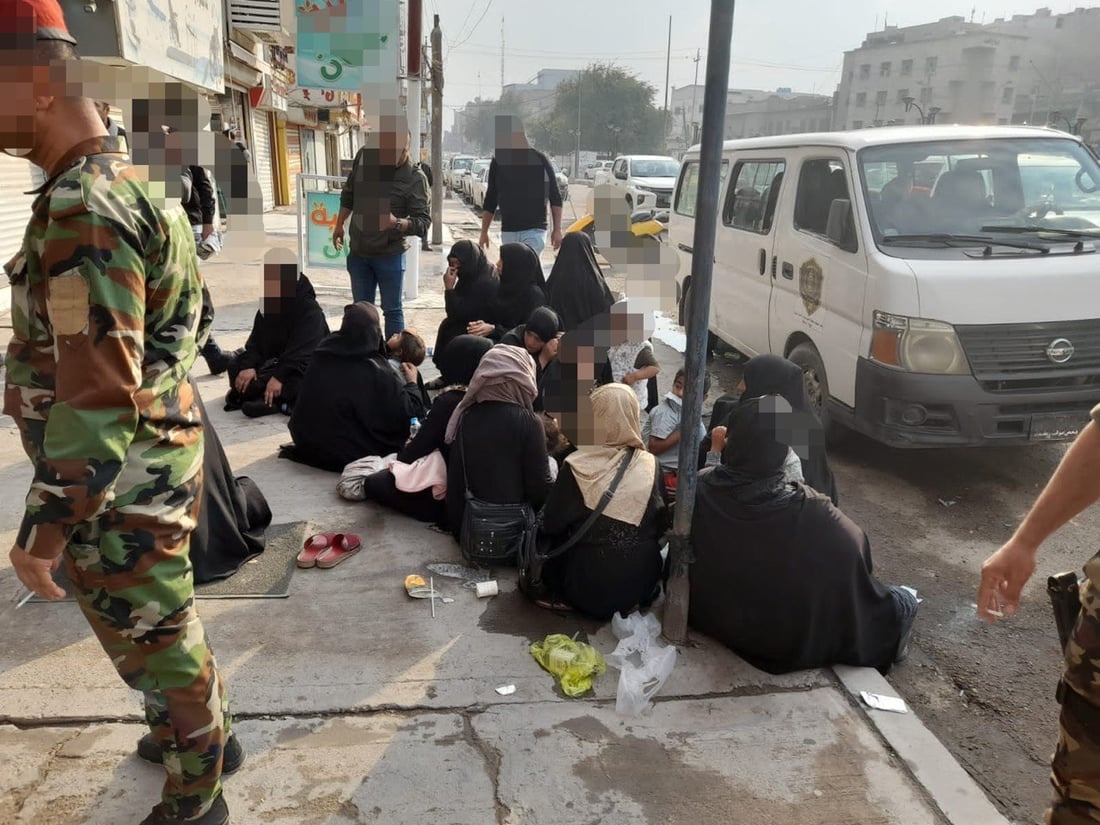 صور: حملة كبرى لاعتقال “عصابات التسول” في بغداد والمحافظات
