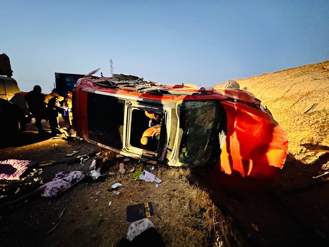 صور: 3 وفيات وإصابات بليغة بحادث سير مروّع في خانقين