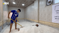 Traditional Turkish bath attracts customers in Baghdad's Al-Sadr City