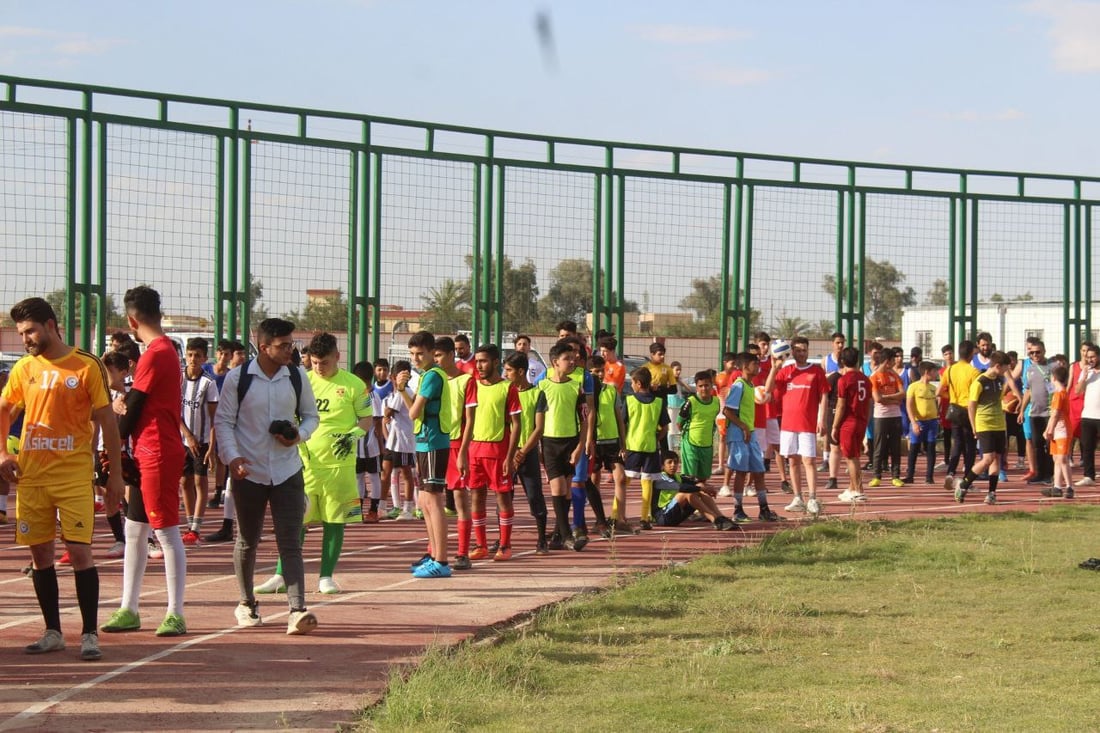 صور من افتتاح ملعب شباب القائم.. بداية لتأهيل منشآت أخرى