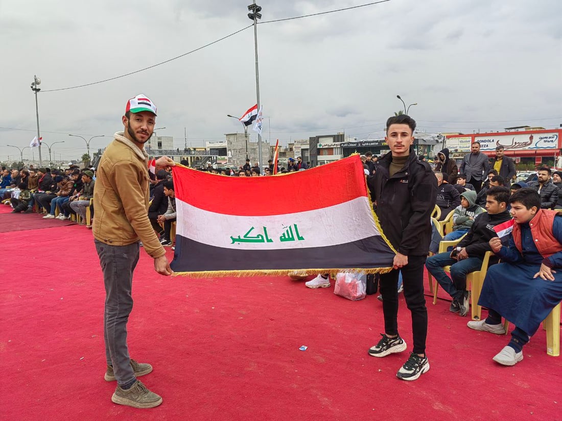 صور من الموصل الآن.. الجمهور تجمع في بارك “المثنى” والبلدية نصبت شاشة عملاقة