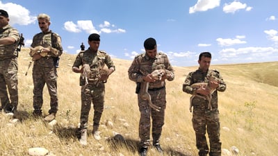 Three hunters arrested after returning to recapture deer fawns in Garmian