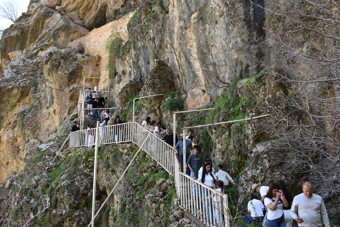 صور: مسيحيو شقلاوة يحيون ذكرى ربن بويا على ارتفاع 1270 متراً