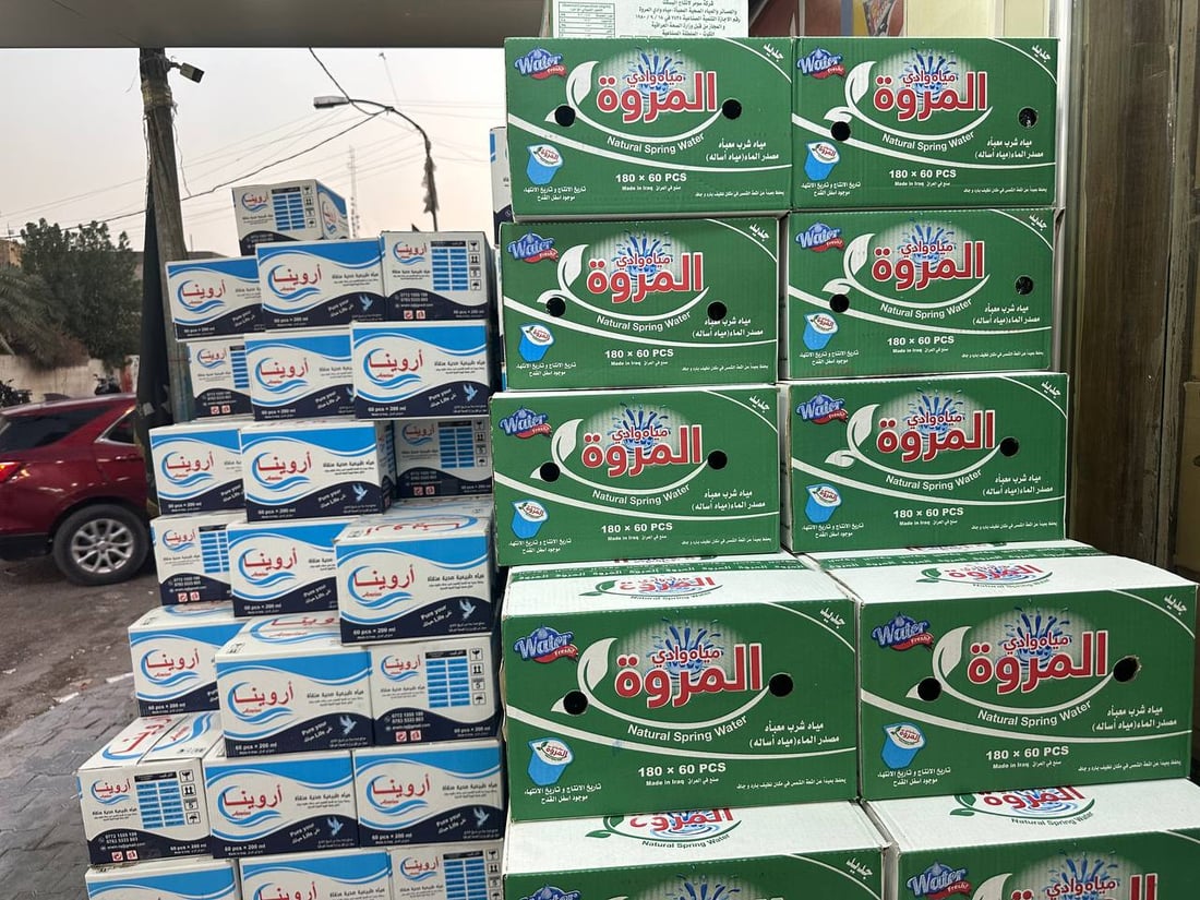 الكوت: معامل المياه تخصم 100 دينار لمواكب الحسين و”تتقبل الخسارة” بتقلبات الدولار