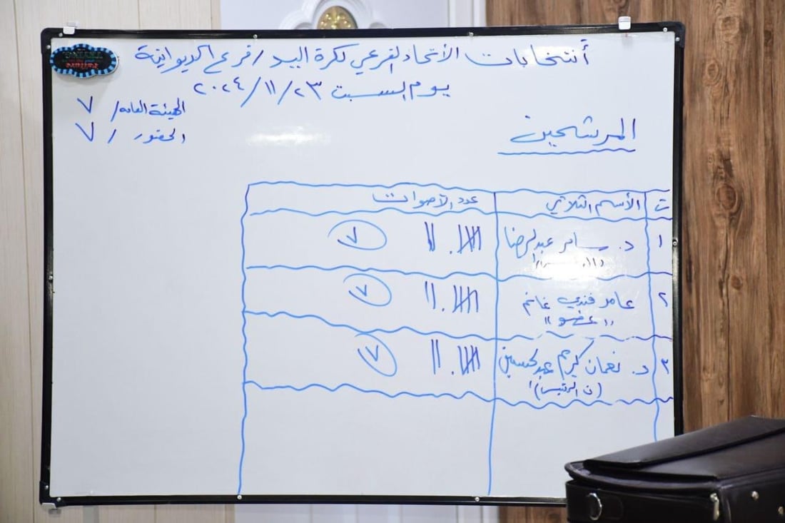 سامر اللامي رئيساً لاتحاد كرة اليد في الديوانية.. أجمعت عليه 7 أندية
