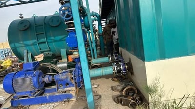 واسط: المدينة القديمة تضاعف مجمع مياه الشرب لتغطية الزيادة السكانية (صور)
