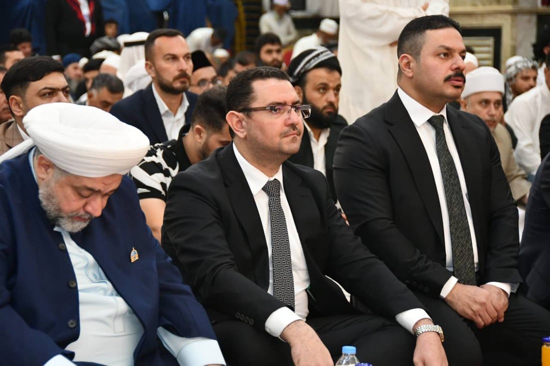 صور: الوقف السني يحتفل بميلاد الشيخ الكيلاني في الحضرة القادرية