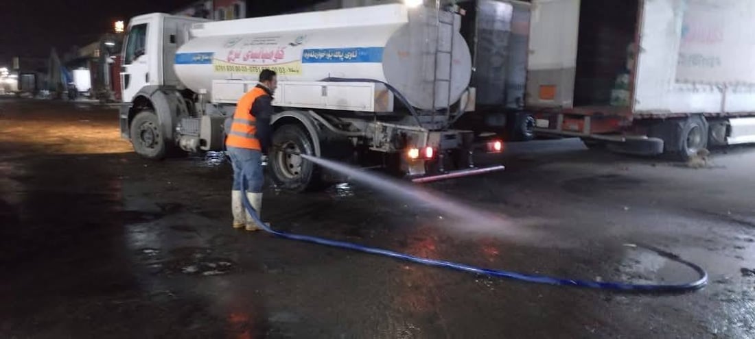 عەلوەی هەولێر خاوێنكرایەوە