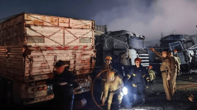 ئاگرەكەی موسڵ حەوت بارهەڵگری سووتاند