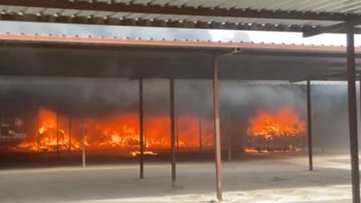 مەیدانی حاجیاوا ئاگری گرت