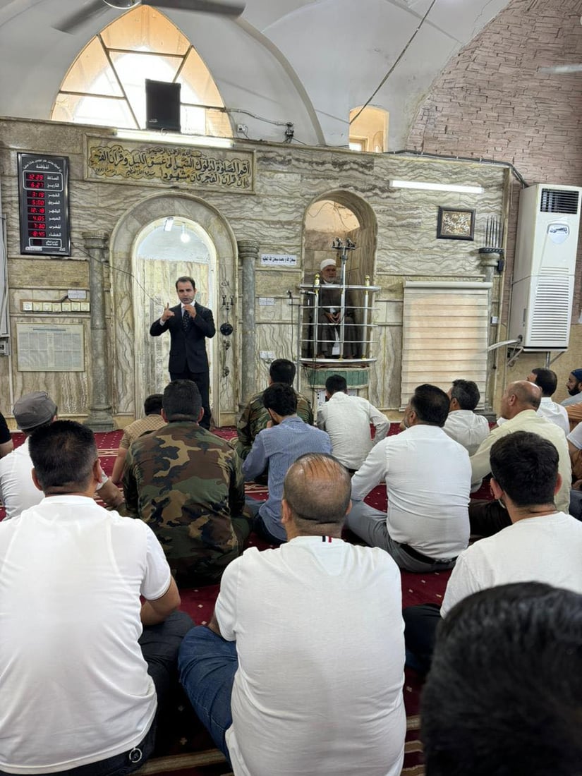 له‌ مینبه‌رى مزگه‌وته‌كانه‌وه‌ هاوڵاتیان  له‌ مه‌ترسییه‌كانى ماده‌ى هۆشبه‌ر هۆشیار ده‌كرێنه‌وه