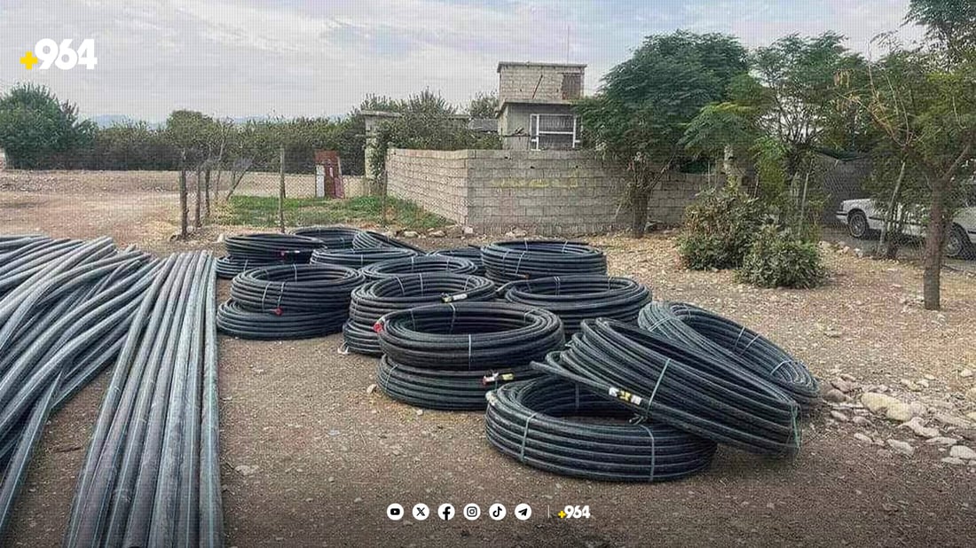 ئاوی خواردنەوە دەگاتە 60 ماڵی گوندێک لە قەزای شارەزوور