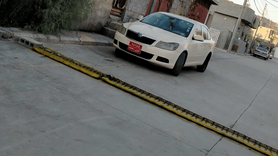  زنجیری حەفارە لە سەیدسادق وەک تاسە دانراوە