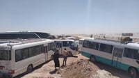 صور: الكوت حائرة بالزوار الإيرانيين وتستنجد بـ