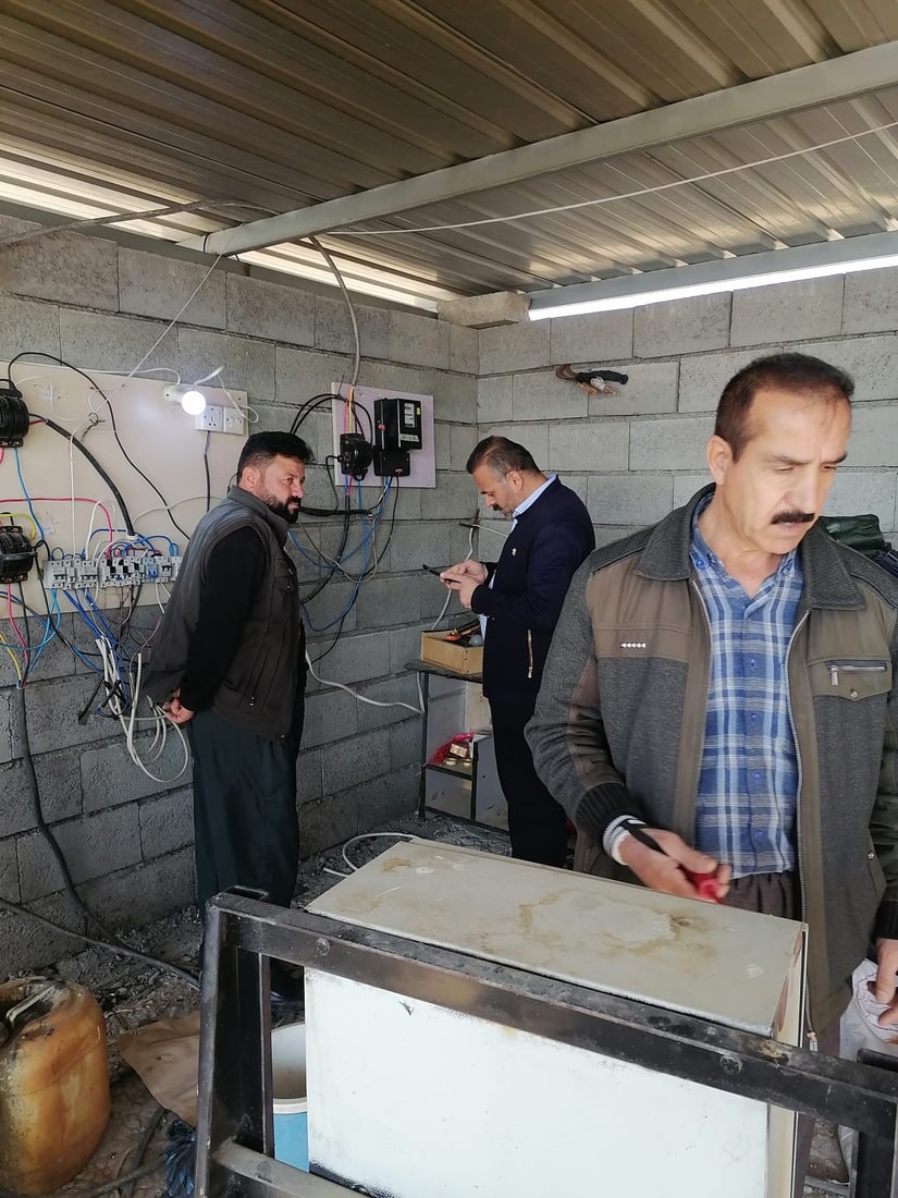 چه‌ند هاوبەشێكی کارەبای کشتوکاڵی له‌ سێگردكان سزا ده‌درێن