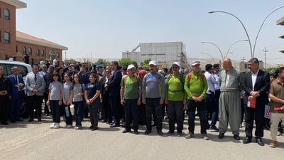  هەفتەى سەلامەتى رێگەوبانە؛ لە هەڵەبجە رێکردنێک ئەنجامدرا