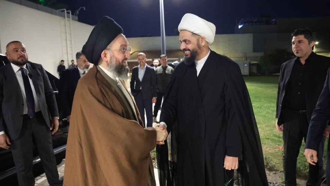 الخزعلي يبحث مع الحكيم سبل الخروج من الانسداد السياسي