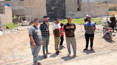 البناء في زراعي الشرطة الخامسة توقف: قوات تمنع مرور الطابوق والمواد