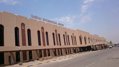 First plane lands at Basra as Iraqi airports reopen after 40-day closure