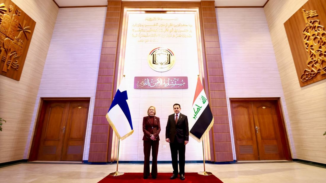 تعزيز أمني بين بغداد وهلسنكي.. وتركيز على الإرهاب والمخدرات