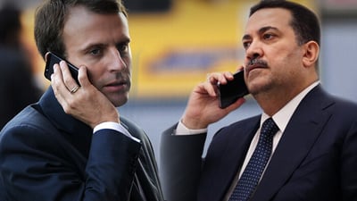 ماكرون يشكر السوداني على الالتزام بكشف ملابسات مقتل ضابط فرنسي