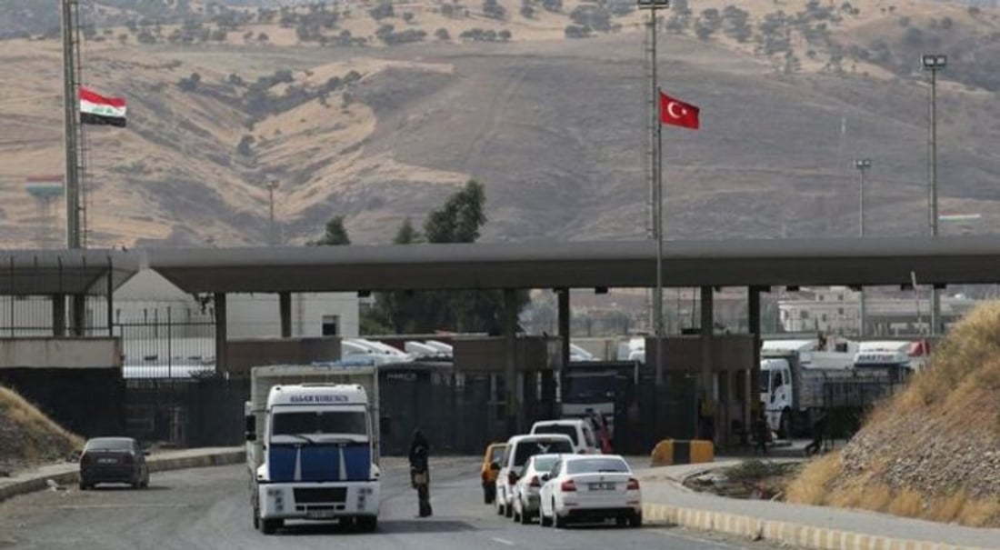 هەناردەی تورکیا بۆ عێراق 9% کەمی کردووە