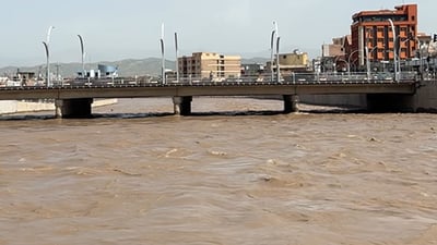 ئاستی ئاوی رووباری خابور لە پێنج مەتر نزیک دەبێتەوە